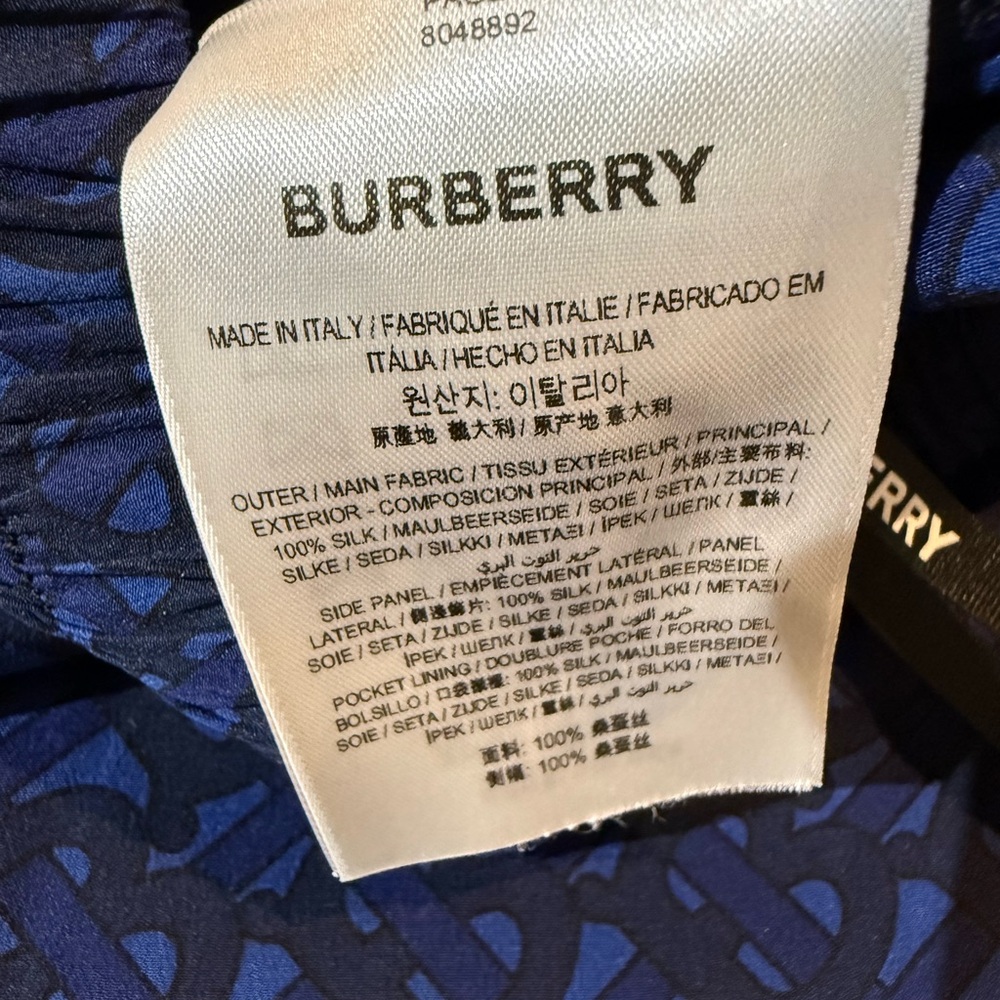 Burberry Blue Monogram Jumpsuit - Picture 16 of 16